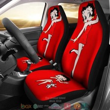 Betty Boop Betty Boop With Dog Cartoon Girl Car Seat Covers Limited Edition picture