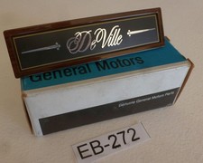 Cadillac Deville Dash Glove Box Emblem 87-93 NOS OEM 1632629 EB272  picture
