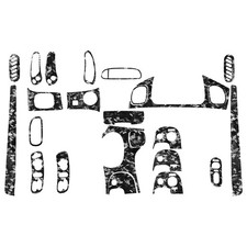 20Pcs Forged Carbon Fiber Kit Full Interior Trim For Chevrolet Corvette C5 98-04 picture