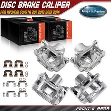 4x Front & Rear Disc Brake Caliper w/ Bracket for Hyundai Sonata 2011 2012-2014 picture