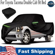 Truck Car Cover Waterproof Sun Resistant For Toyota Tacoma Double Cab 5ft Bed picture