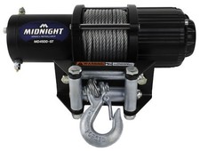 Viper Midnight 4500 lb ATV UTV Winch Kit with 50 feet Steel Cable picture
