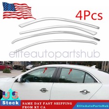 Chrome Stainless Car Windows Molding Trim Strips Fits Chevrolet Malibu 2013-2015 picture
