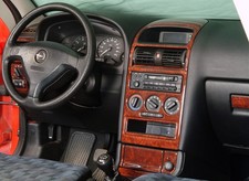 Custom Dash Trim Coating for Opel Astra G(1998-2003)  Piano Black / Carbon Fiber picture