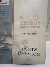 1967-1969 CESSNA 210 Centurion Series Parts Catalog Original OEM  Rough  Read picture