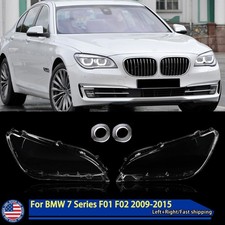 Headlight Headlamp Lens Cover For 09-15 BMW F02 F01 740i 750Li 760i Left & Right picture