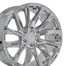 4pcs 4875 Chrome 20x9 Rep Wheels 6x139.7 Fits Cadillac Chevy GMC picture