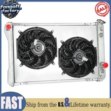 3-Row Radiator+Shroud Fan Fit 1982-1992 1987 Chevy Camaro Pontiac Firebird 5.0L. picture