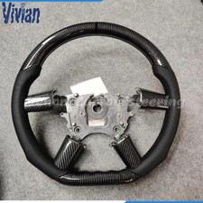 Real Carbon Fiber Steering Wheel Perforated Fit For Pontiac GTO/Holden 2004-2006 picture