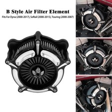 Spike Turbine AIR CLEANER Grey Intake Filter Fit For Harley Touring Road King 07 picture