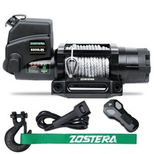 ZOSTERA Electric Winch 6000LBS-12000LBS Synthetic Rope Boat Trailer 4WD Towing picture