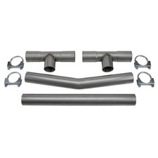 Speedway Motors Universal Dual Exhaust H-Pipe Balance Tube Kit, 2-1/2 Inch picture