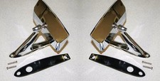 NEW 1967 - 1968 Mustang Standard Chrome Outside Mirror Right and Left Side Pair picture