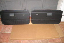 Pair of Black Door Panels No Chrome for MG MGB 1970-1980 picture