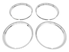 JEGS Smooth Hotrod Style Trim Rings for 15 in. Rally and OE Steel Wheels picture