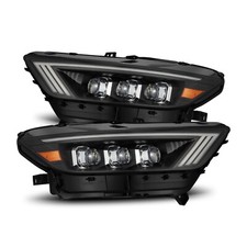 For 15-17 Ford Mustang 18-22 Shelby GT350 Black AlphaRex Nova LED Headlights picture
