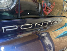 Pontiac FireBird/Trans Am 1993-2002 Rear Bumper ABS Letters Inserts SILVER ALUM picture