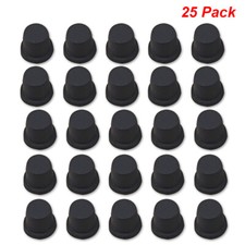 25Pack Brake Bleeder Screw Caps Grease Zerk Fitting Cap Rubber Dust Cover 85966 picture