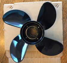 VEVOR 48-8M8026630 Outboard Propeller Boat Propeller 4-Blade 10.3 x 13 Aluminum picture