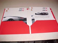 KOENIGSEGG CCX, brochure sheets 4 ORIGINALS in folder picture