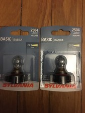 (2) SYLVANIA 2504 foglight driving light bulbs picture