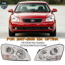 Headlights For 2007-2008 Kia Optima Halogen Headlamps Left/Right Side Opt picture