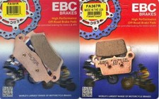 EBC FA181R front & FA367R rear brake pad set fits 2024+ Kawasaki KX450 KX450X picture