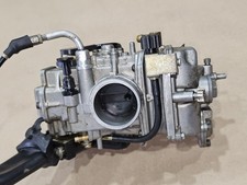 2001 Yamaha WR426F WR 426F Carburetor Carb Keihin FCR Throttle Cables OEM picture