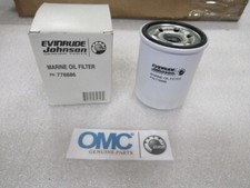 M32 Evinrude Johnson OMC 778886 0778886 Oil Filter OEM New Factory Boat Parts picture