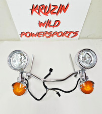 2000 HARLEY SOFTAIL OEM Highway Fog Passing Spot Light Bar w/ Turn Signals picture