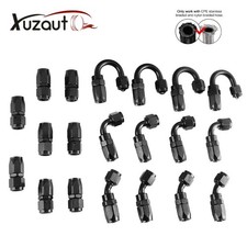 10-20PCS 4AN 6AN 8AN 10AN 12AN Swivel Fuel Oil Gas Hose End Fitting Adapter Kit picture
