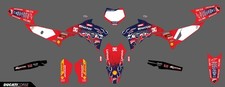 DUCATI DESMO 450 MX 2025 2026 2027 DIRT BIKE GRAPHICS KIT DECALS RED AND BLUE picture