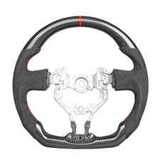 Real Carbon Fiber Alcantara Steering Wheel For 12-16 Subaru BRZ FR-S Toyota 86 picture
