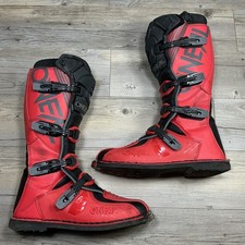 O'Neal Element  Motorcycle/ Motocross Boots Men's Size 13 Red picture