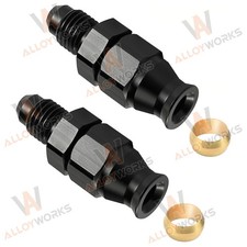 2Pcs 4AN Male to 1/4
