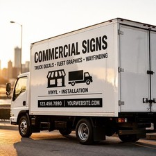 Custom Commercial Automotive Decals for your vehicle. Message for customization  picture