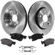 Disc Brake & Pad Kit For 13-20 Jeep Grand Cherokee Front Left Right Organic Pads picture