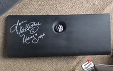 MOPAR 1971 - 74 Road Runner Satellite, Glove Box Door Signed By Catherine Bach  picture