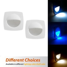 2PCS 12V LED Courtesy Light RV Boat Stairway Companion Lamp Black/White Shell picture