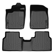 SMARTLINER SA0619/B0619 Front/Rear BLACK Floor Liners for VW ID.4 picture