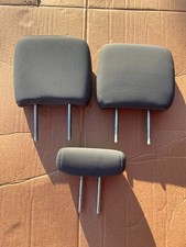 2011-2018 Ram 1500 2500 3500 2nd Row Head Rest Left Center Right Gray Cloth OEM picture