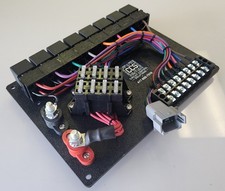 8 Circuit Relay & Fuse Panel | Universal EFI Wiring | Race Car | Made in USA picture