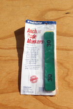 West Marine PVC Anchor Rode Markers 9 PCS (30' to 270' ~ 30 Foot Increments) picture