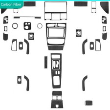 38Pcs Real Carbon Fiber Kits Full Interior Trim For Benz G-Class G63 W463 13-18 picture