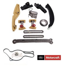 Timing Chain Motorcraft Water Pump Set For 13-19 Ford Explorer Edge Flex Taurus picture