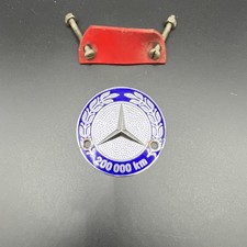 VINTAGE Mercedes Benz 200000 km High Mileage Grille Badge Enamel Preissler OEM picture