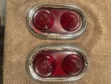 Buick 1950 tail lights & bezels. Originals. Ive had the pair since 15 yrs old. picture