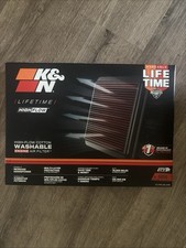 K&N 33-5056 High-Flow Lifetime Engine Air Filter Washable Reusable  picture