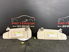 00-06 Jaguar Xk8 Left & Right Sunshade Visors Illumination Beige picture