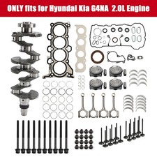 G4NA 2.0L Engine Rebuild Kit Crankshaft Con Rods Gasket Kit for HYUNDAI KIA picture